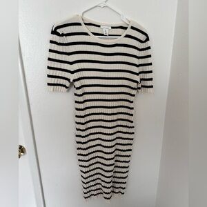 Maternity striped dress